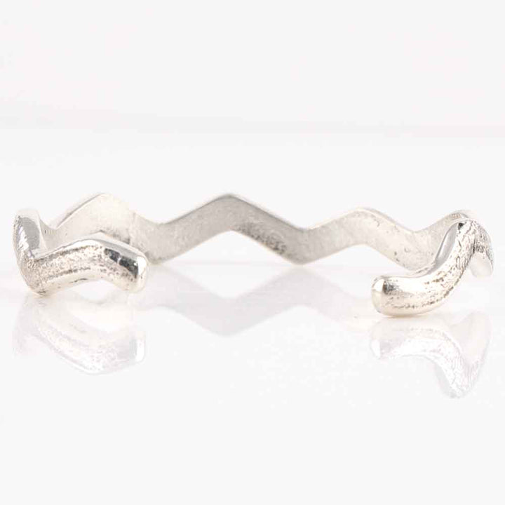 Silver Lightning Cuff