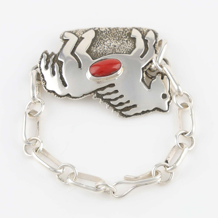 Coral Horse Bracelet