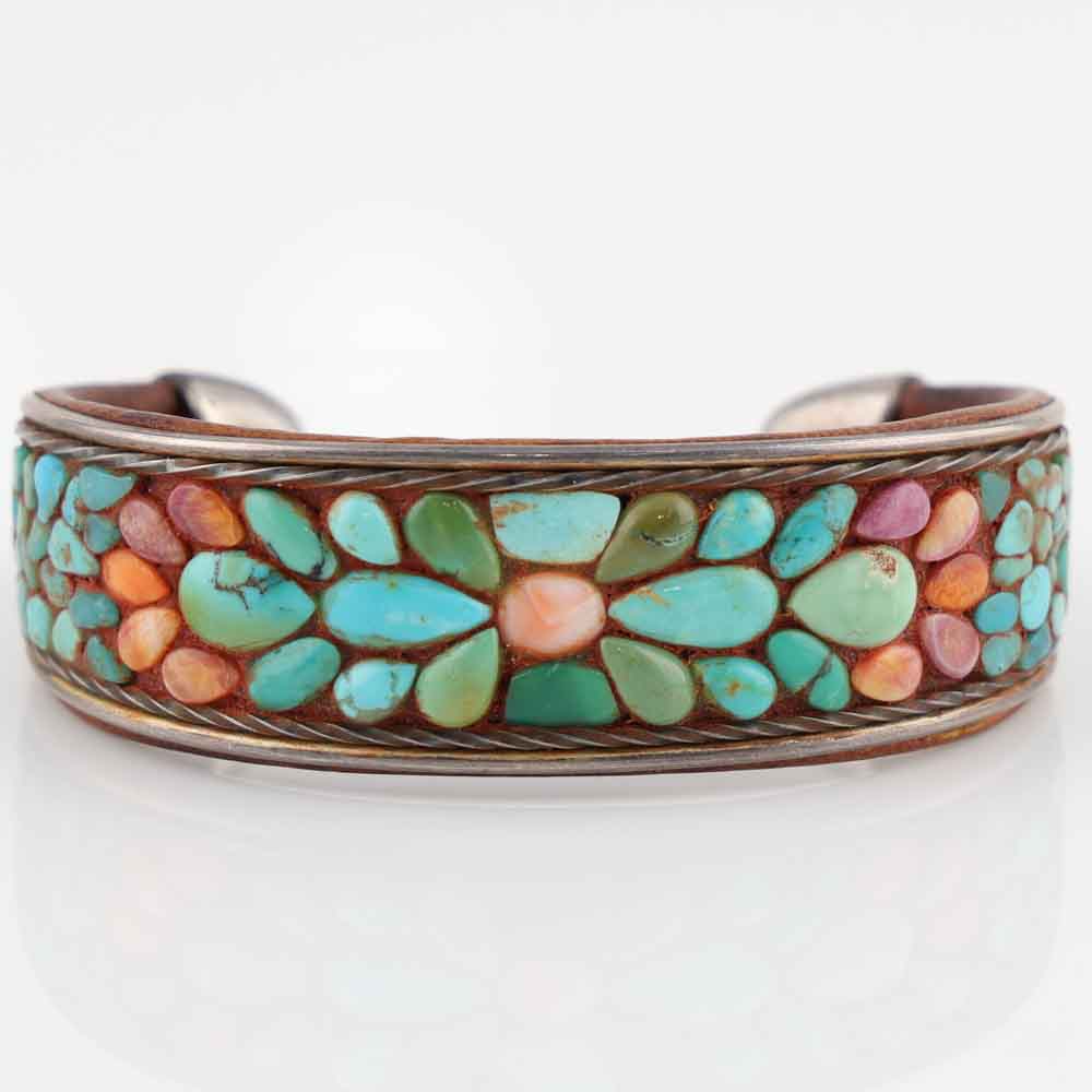 Turquoise and Spiny Oyster Cuff