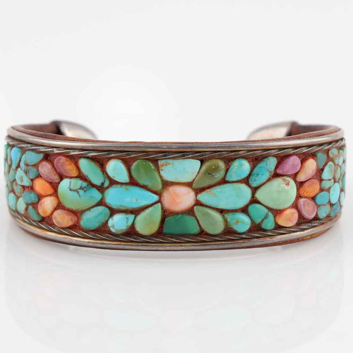 Turquoise and Spiny Oyster Cuff