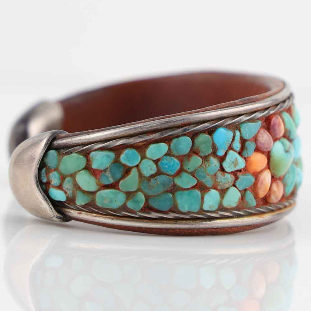 Turquoise and Spiny Oyster Cuff