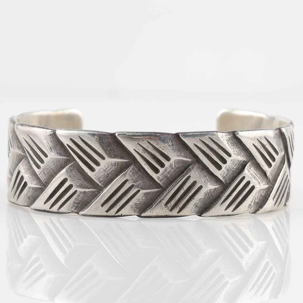 1980s Basket Weave Cuff