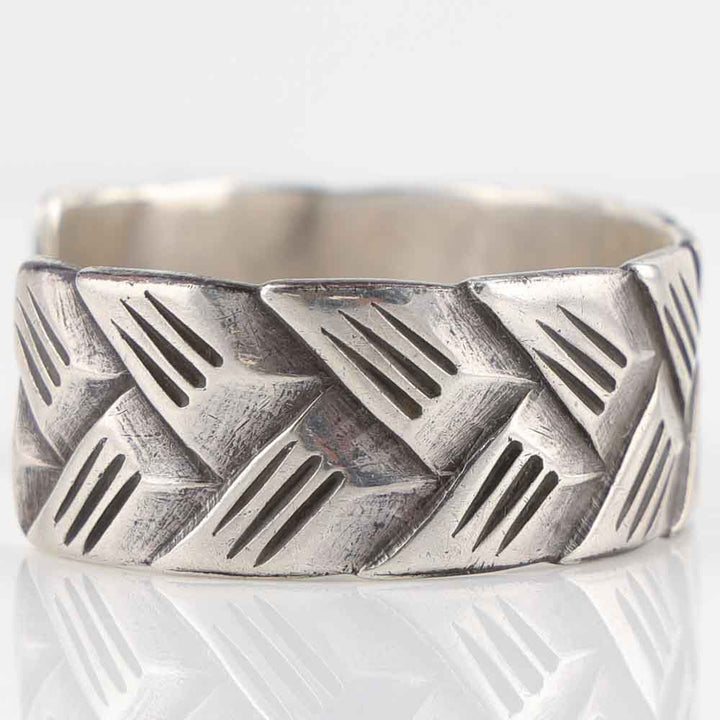 1980s Basket Weave Cuff