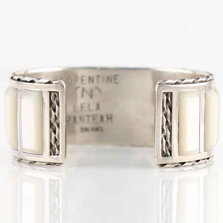 1970s Coral and Mother of Pearl Cuff