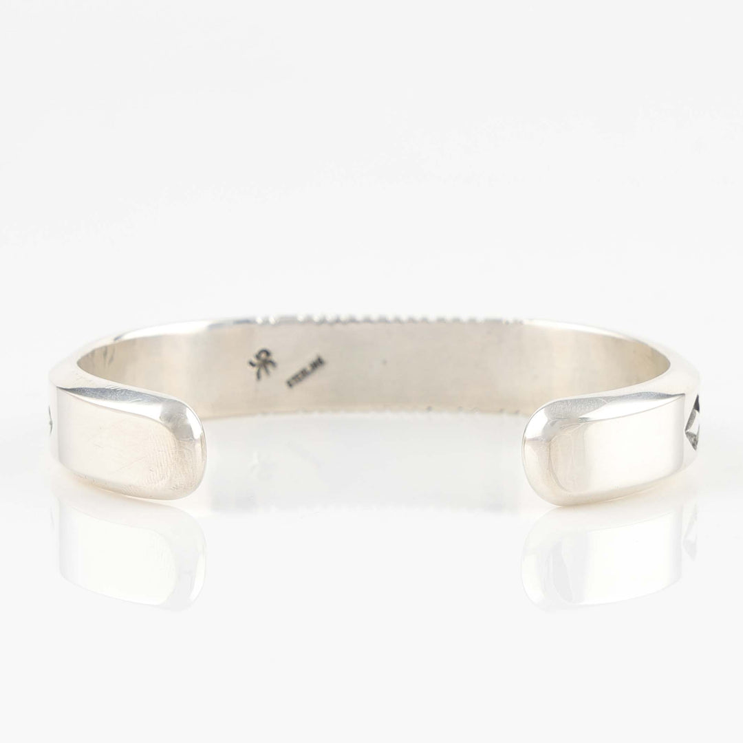 Stamped Silver Cuff