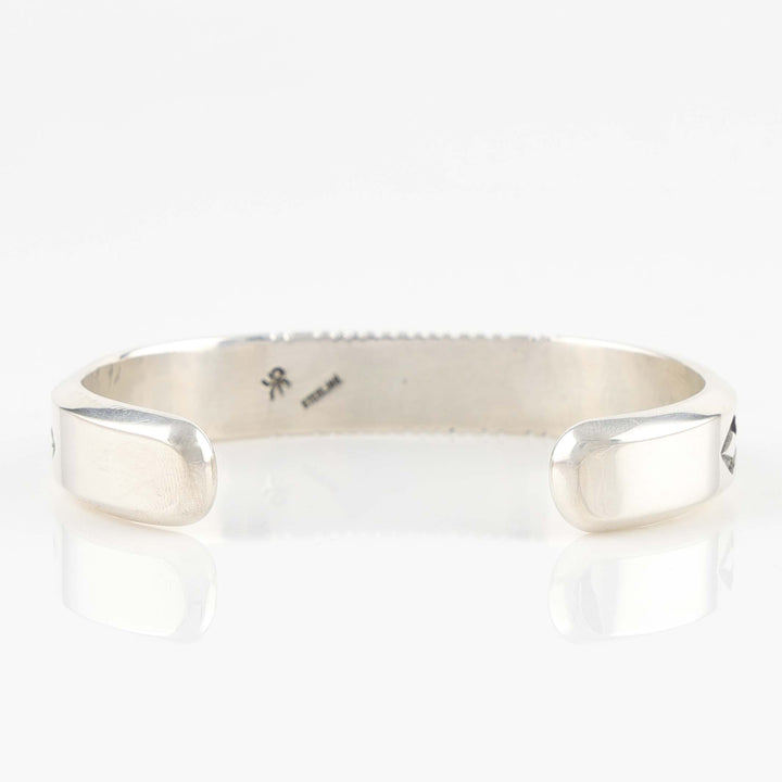 Stamped Silver Cuff