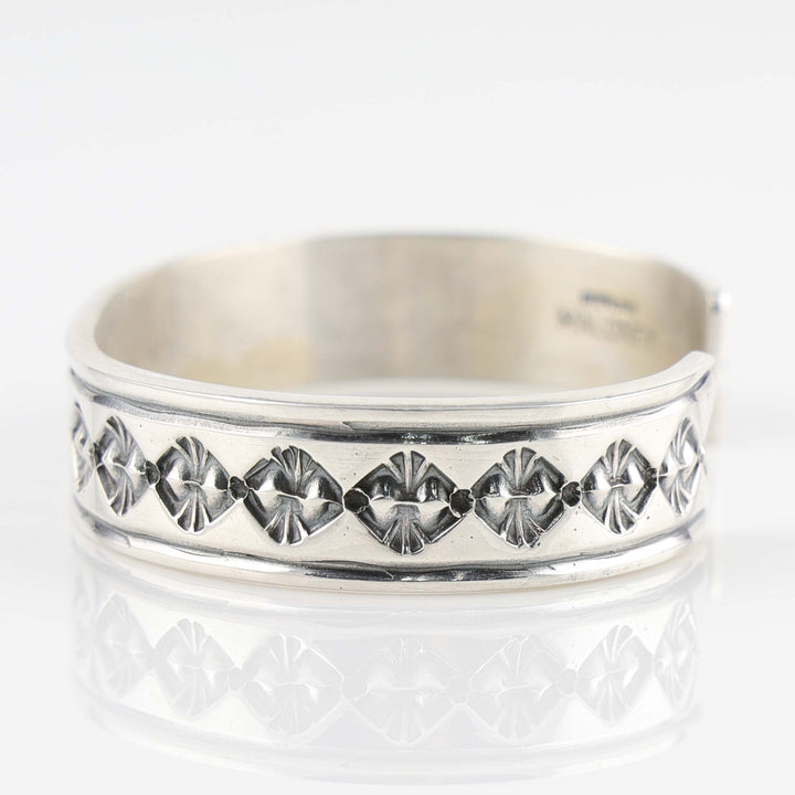 Stamped Silver Cuff