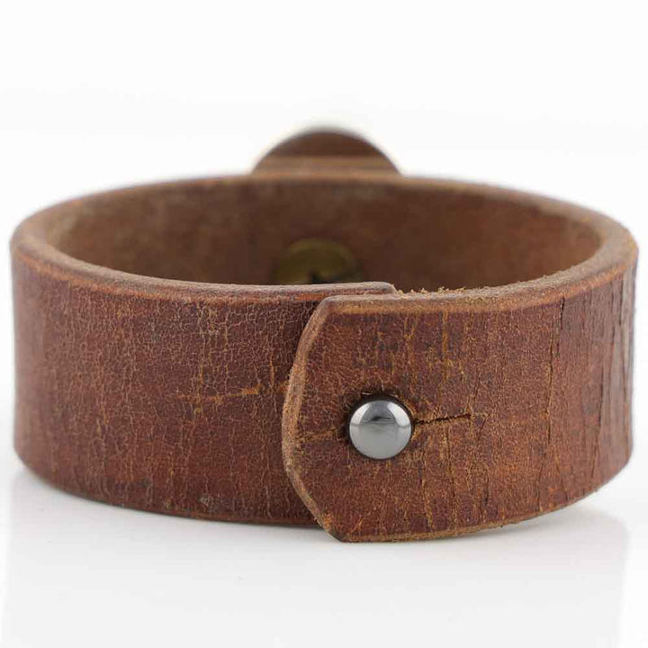 Spiny Oyster Leather Bracelet