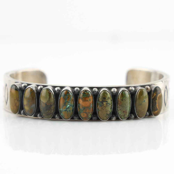Turquoise Row Cuff