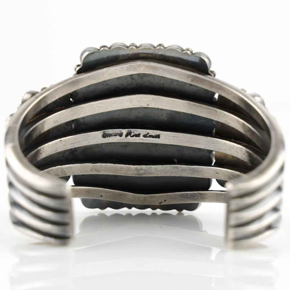 Royston Turquoise and Coral Cuff