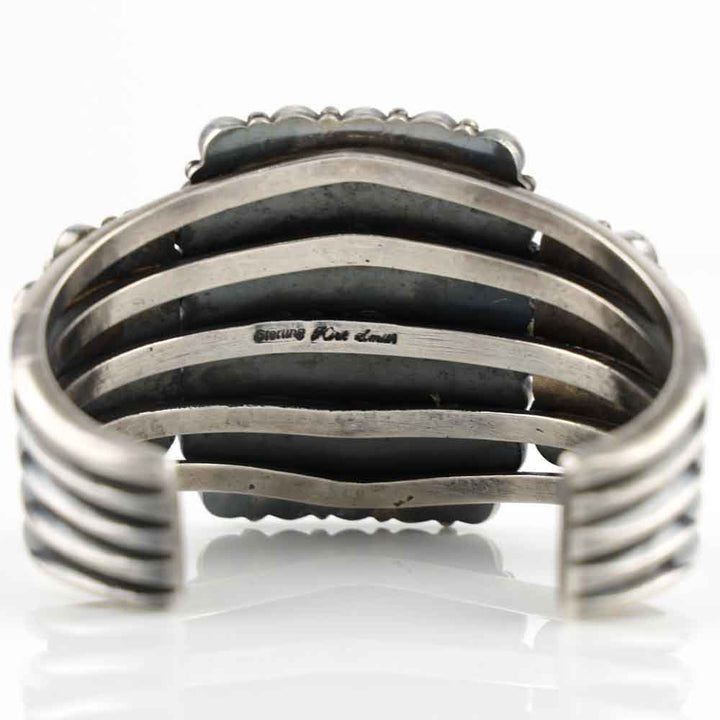 Royston Turquoise and Coral Cuff