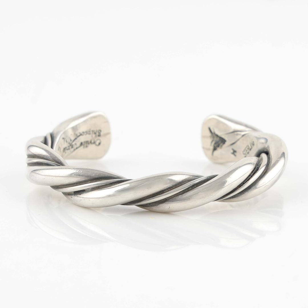 Twisted Silver Cuff