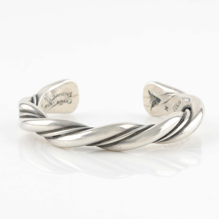 Twisted Silver Cuff
