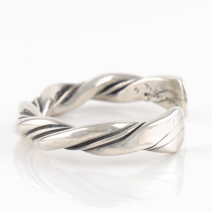 Twisted Silver Cuff