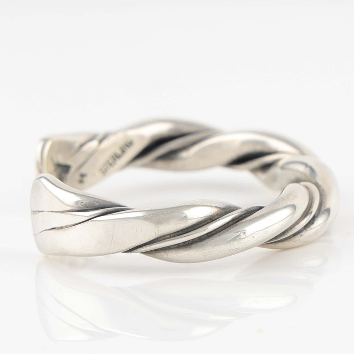 Twisted Silver Cuff