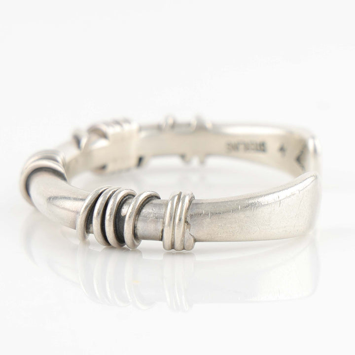Silver Wire Cuff