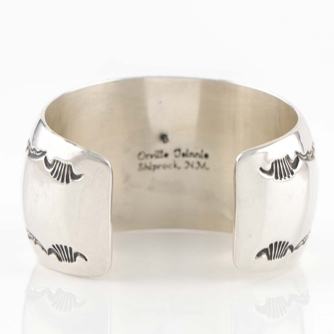 Stamped Silver Cuff