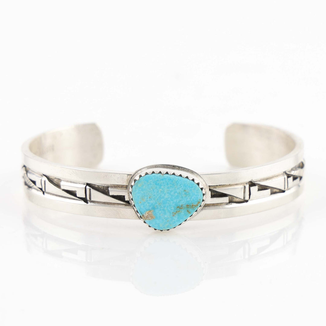 Blue Bird Turquoise Cuff