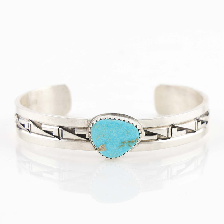 Blue Bird Turquoise Cuff