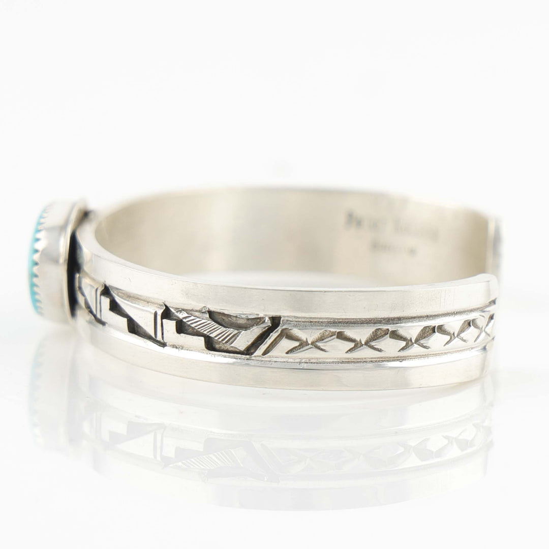 Blue Bird Turquoise Cuff