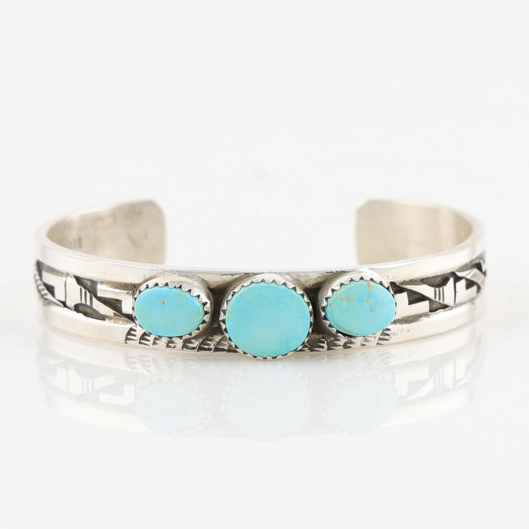 Blue Bird Turquoise Cuff