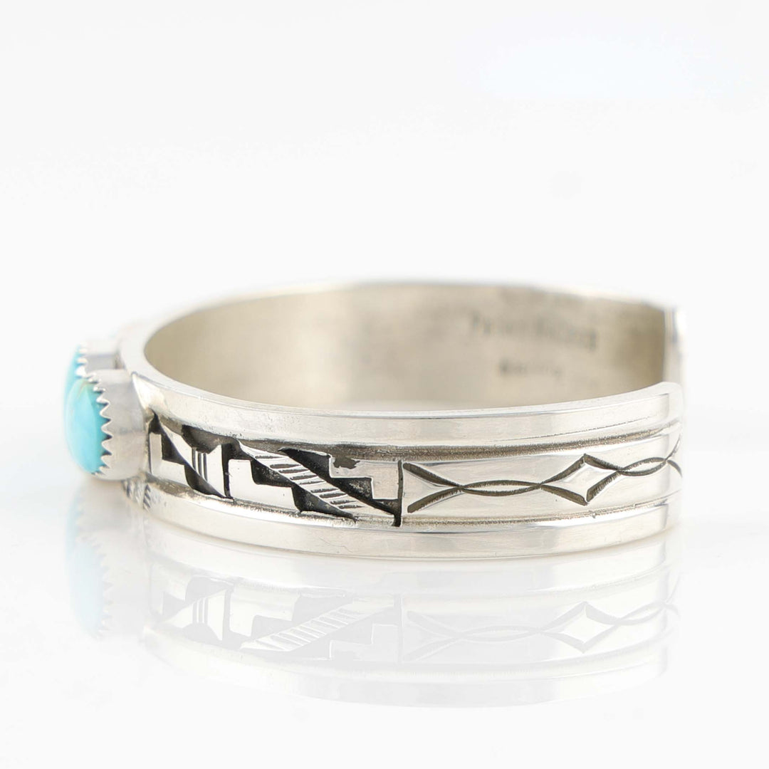 Blue Bird Turquoise Cuff