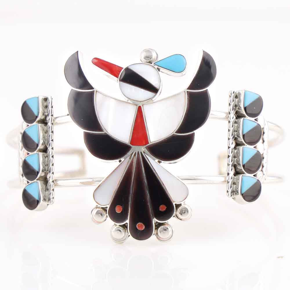 Inlay Eagle Cuff