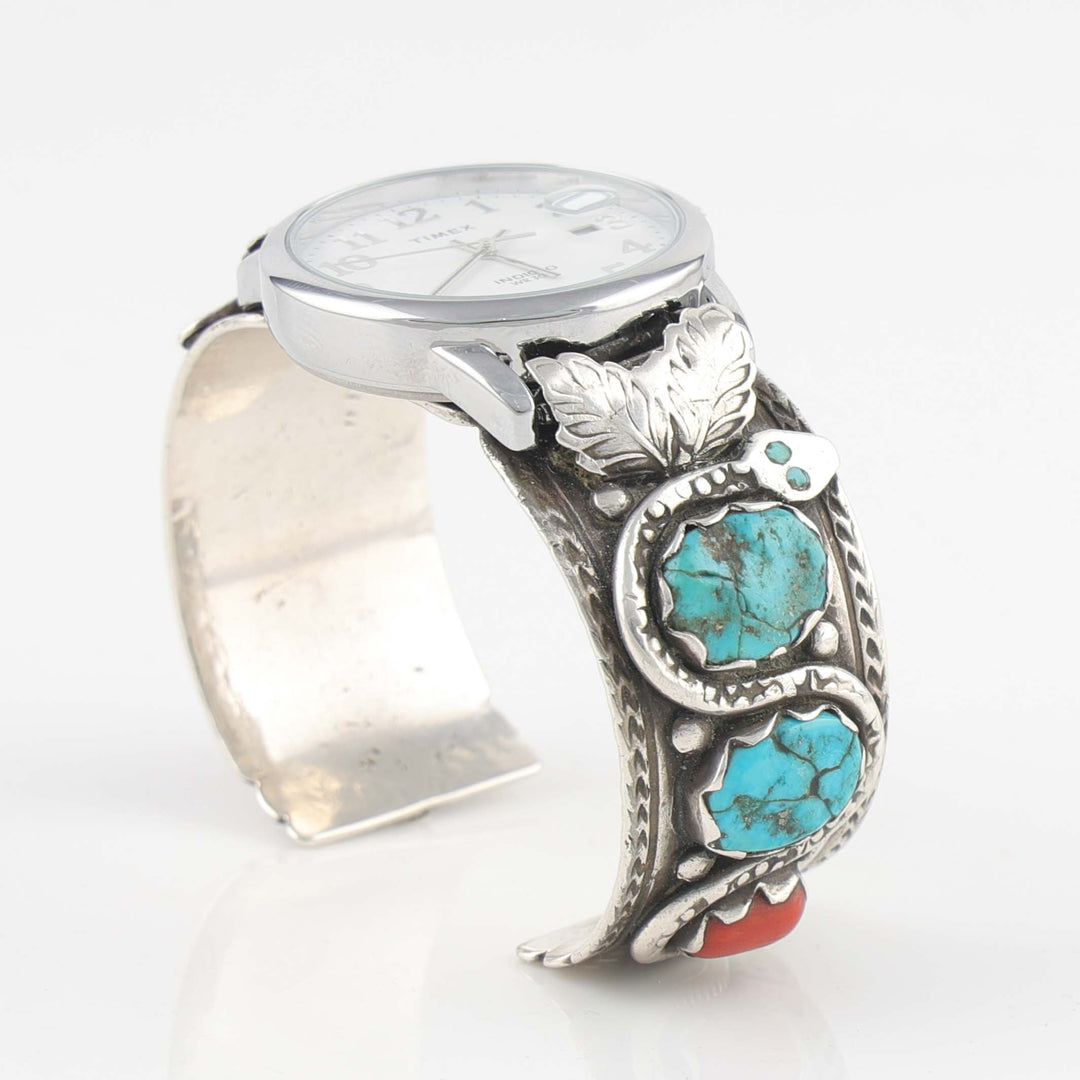 1960s Turquoise and Coral Watch