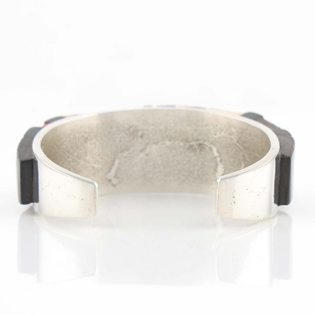 Multi-Stone Inlay Cuff
