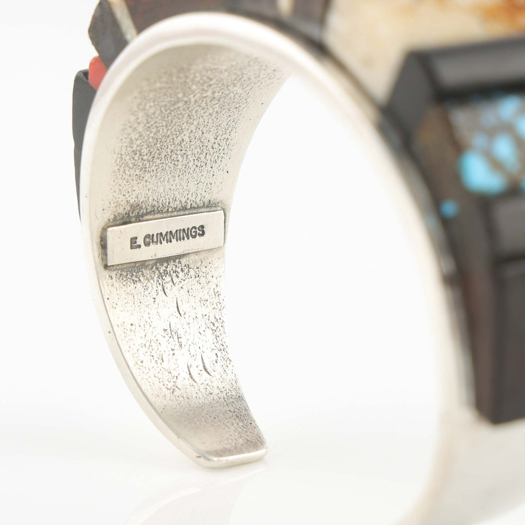 Multi-Stone Inlay Cuff