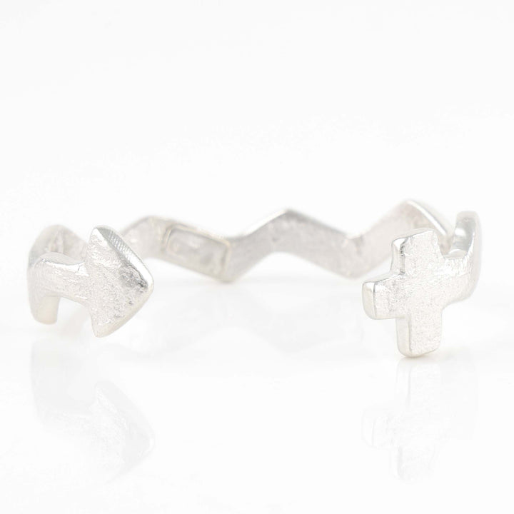 Tufa Cast Lightning Cuff