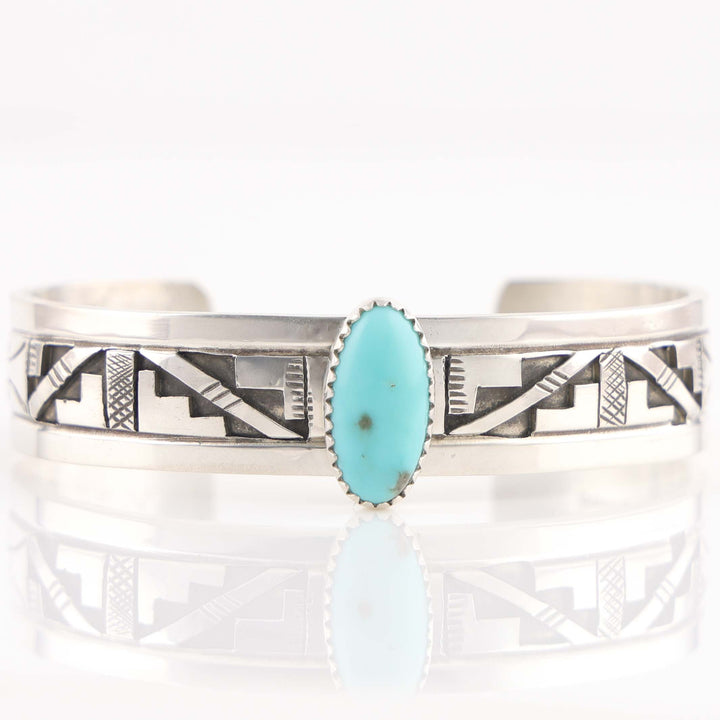 Blue Bird Turquoise Cuff