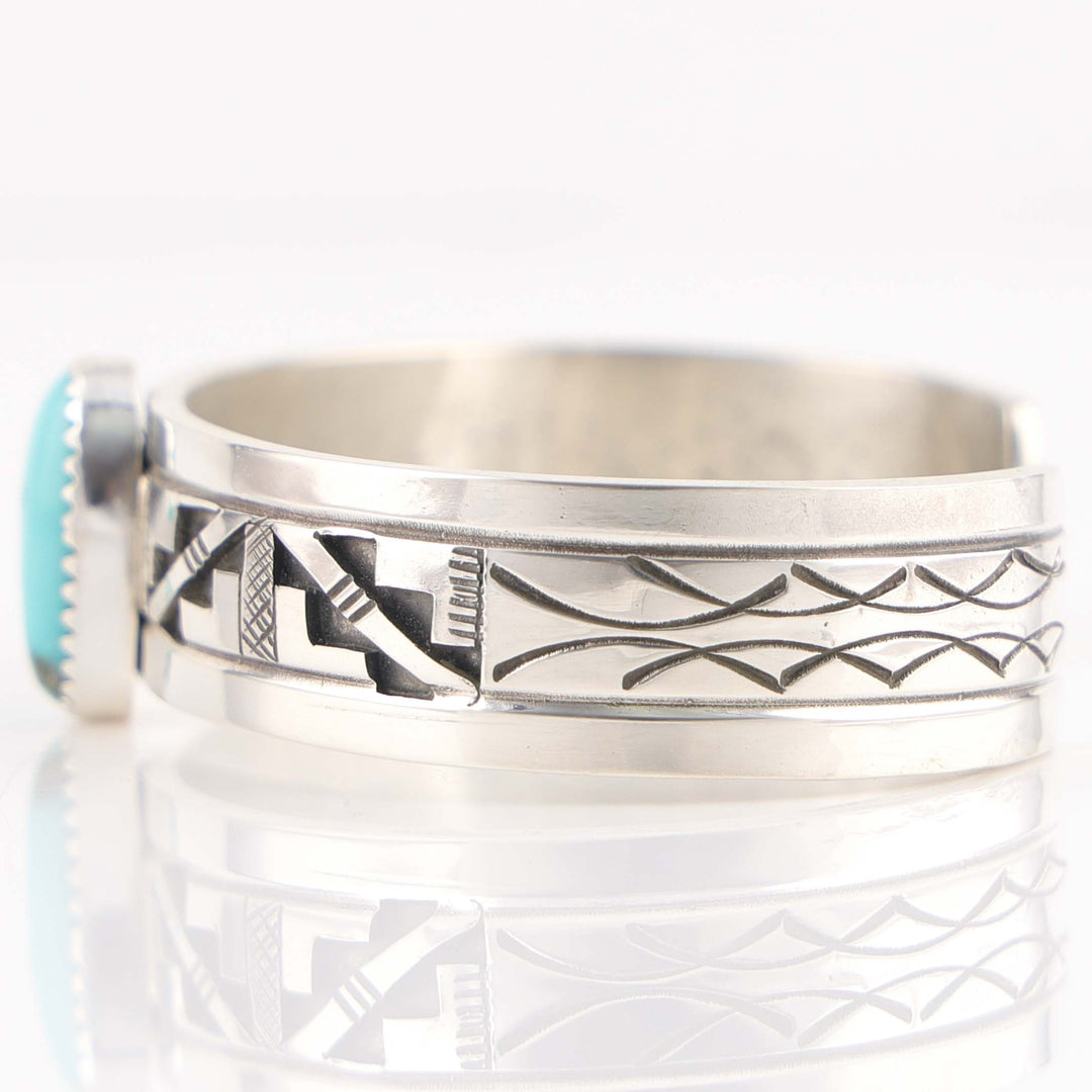 Blue Bird Turquoise Cuff