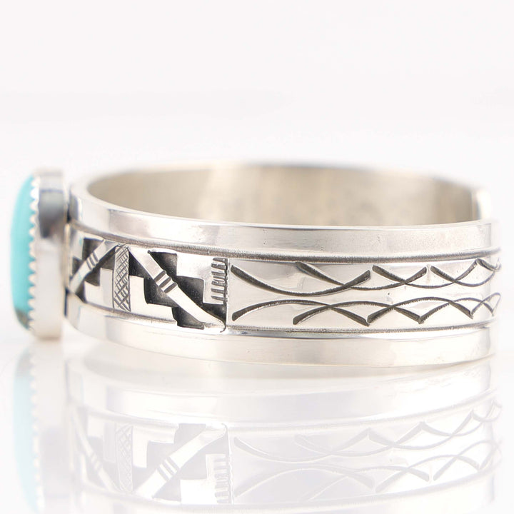 Blue Bird Turquoise Cuff