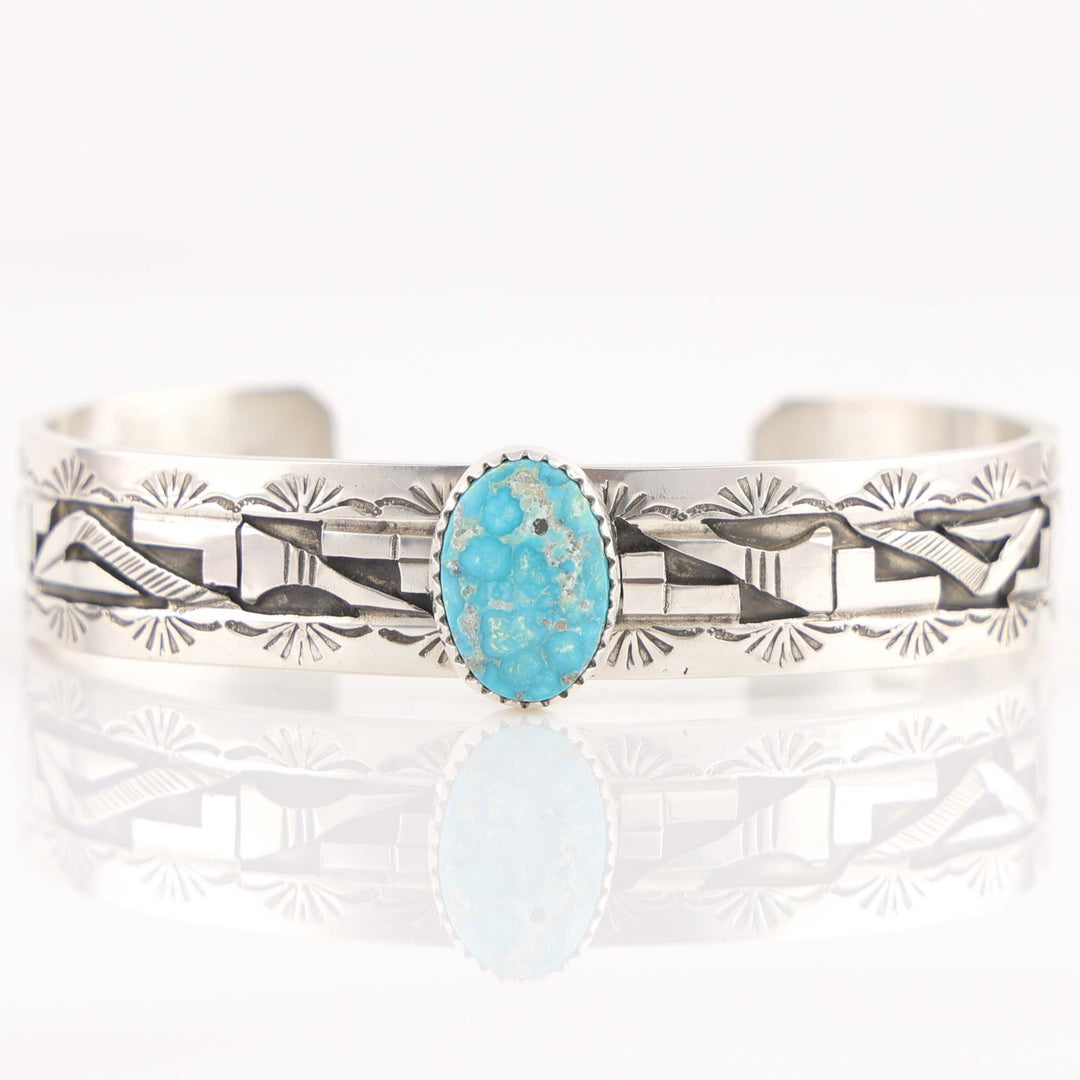 Blue Bird Turquoise Cuff