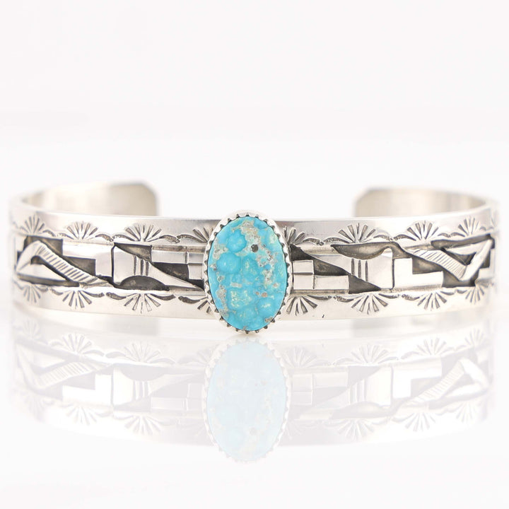 Blue Bird Turquoise Cuff
