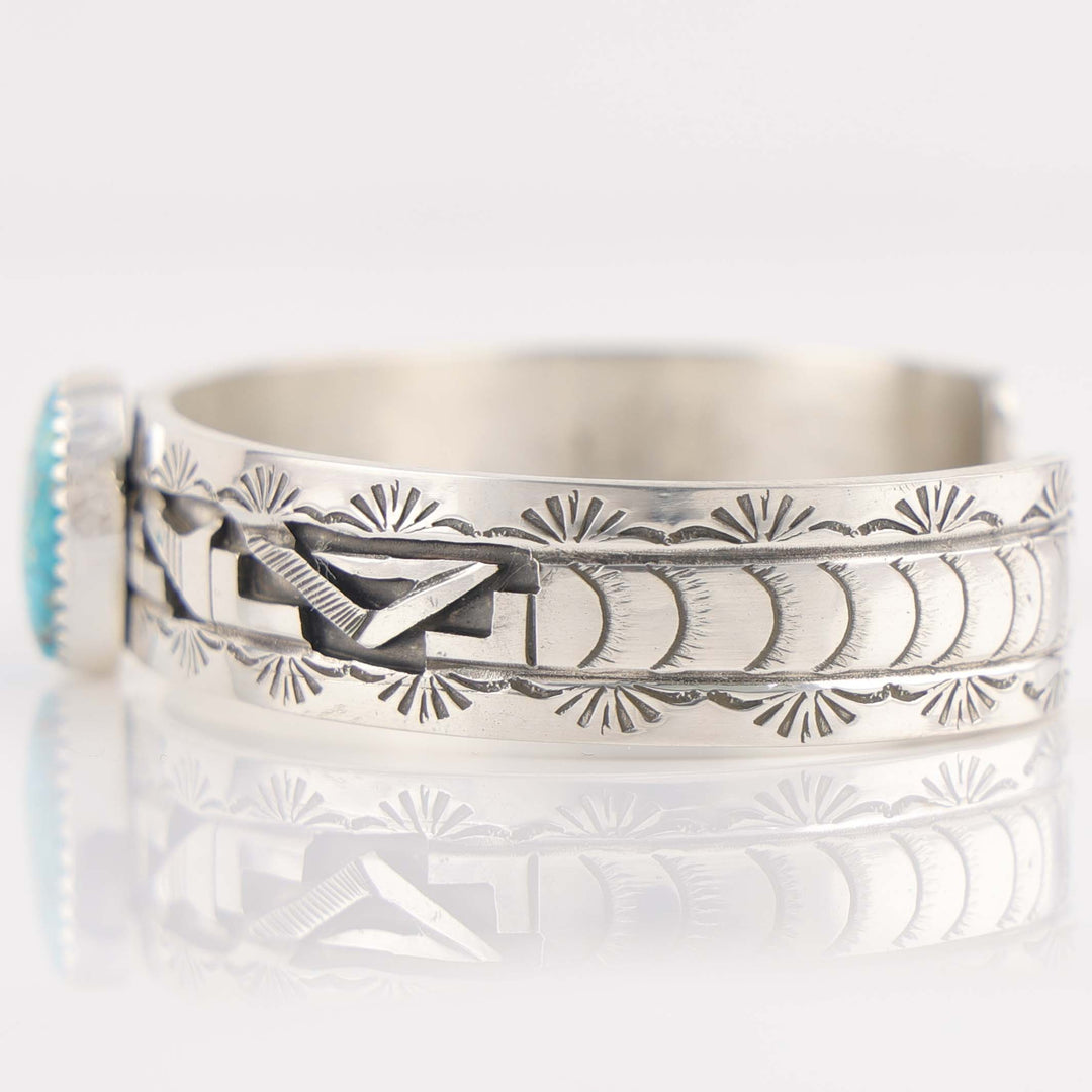 Blue Bird Turquoise Cuff