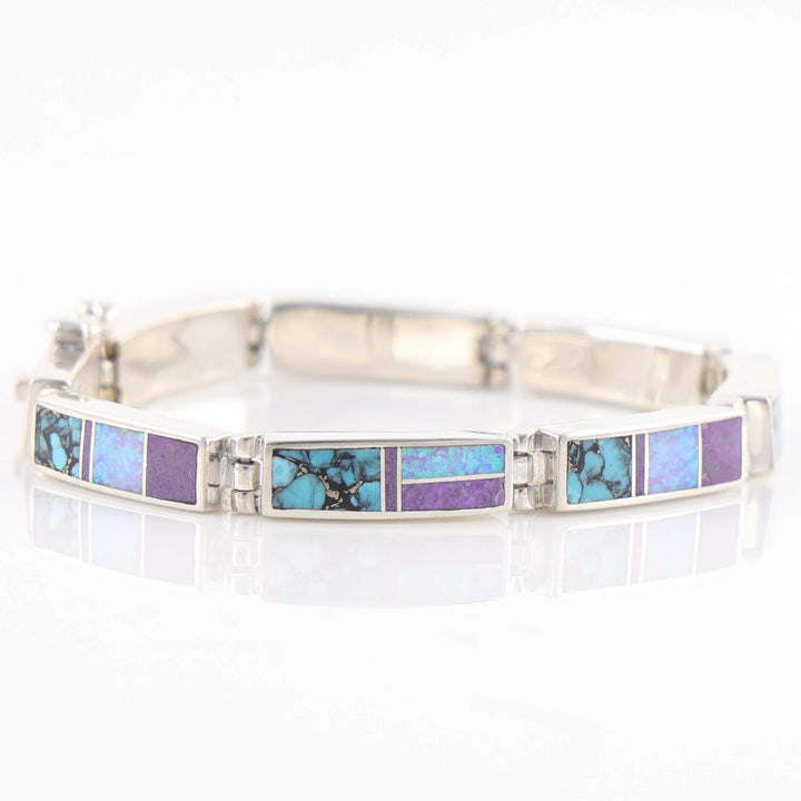 Multi-Stone Link Bracelet