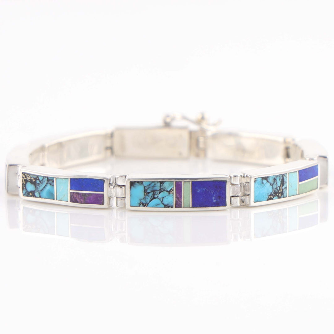Multi-Stone Link Bracelet