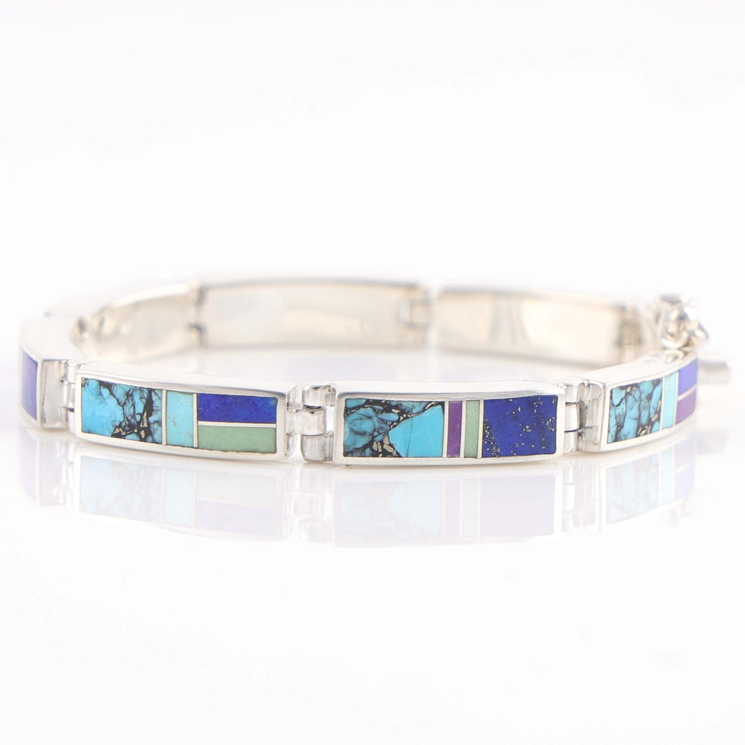 Multi-Stone Link Bracelet