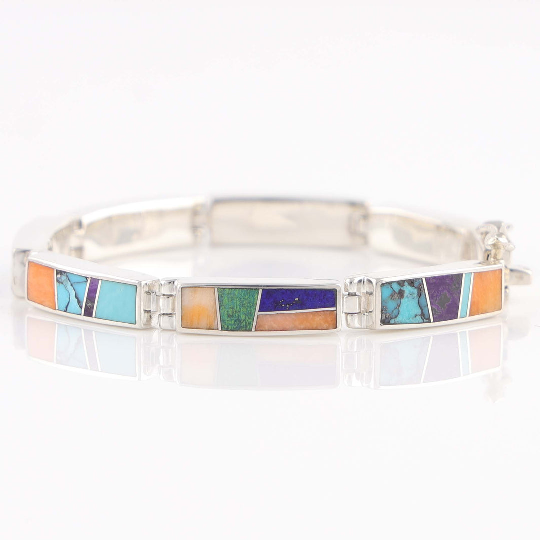 Multi-Stone Link Bracelet