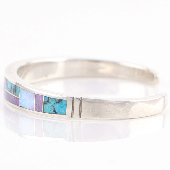 Multi-Stone Inlay Cuff