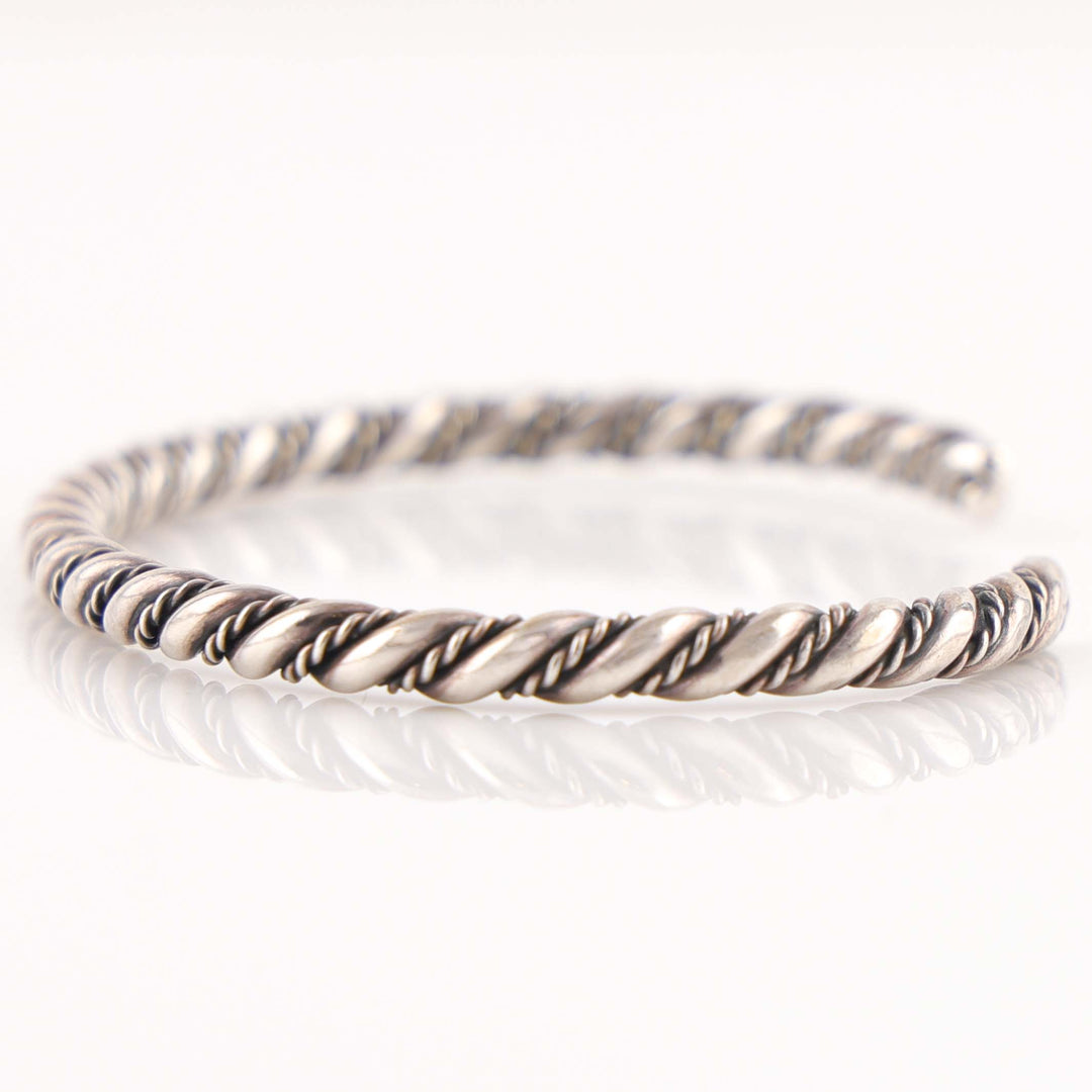 Twisted Silver Bracelet