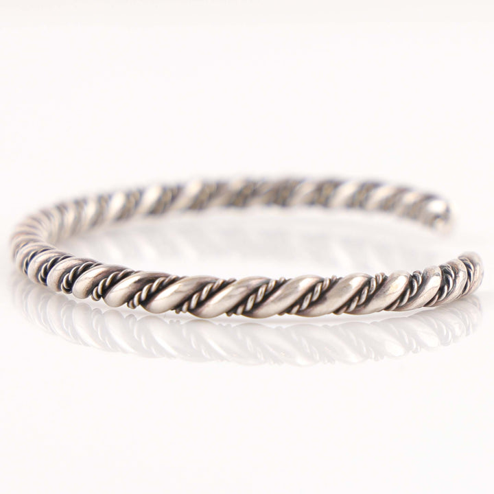 Twisted Silver Bracelet