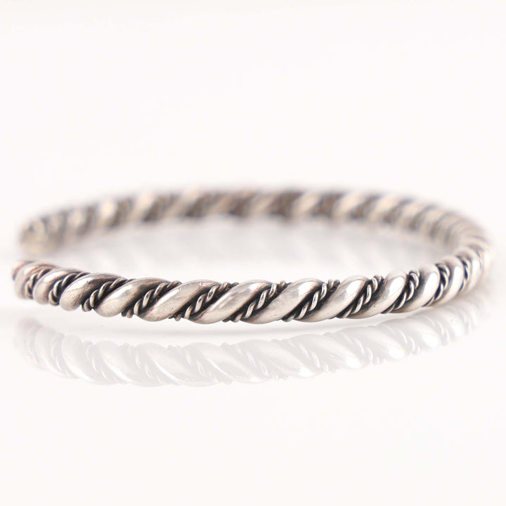 Twisted Silver Bracelet