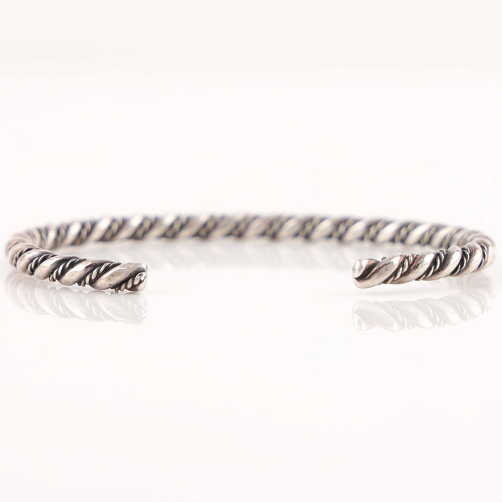 Twisted Silver Bracelet