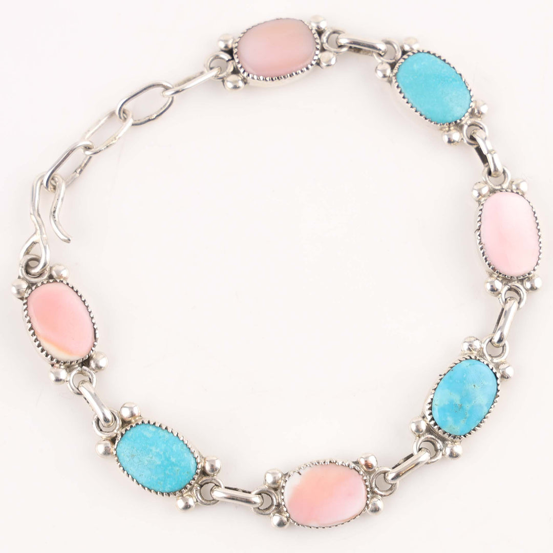 Turquoise and Shell Bracelet