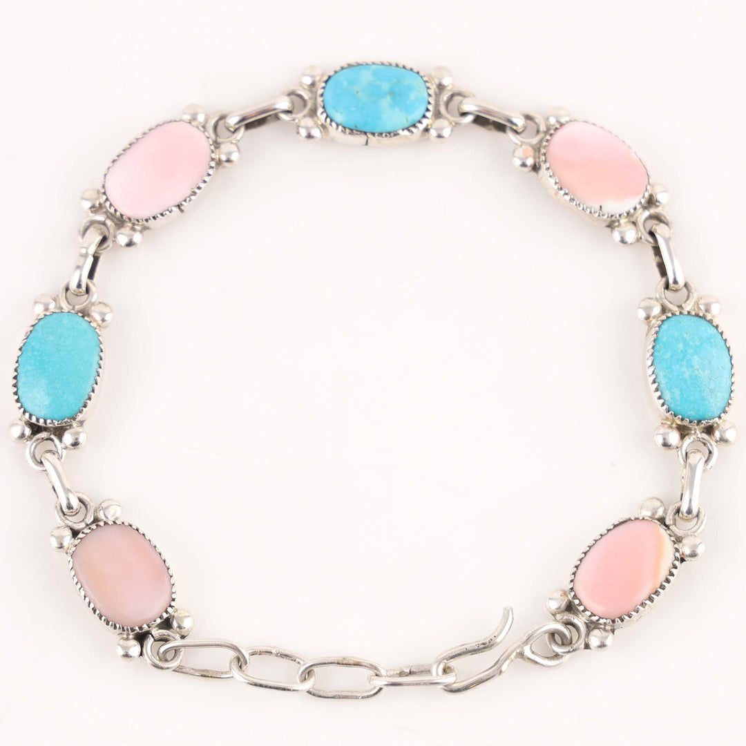 Turquoise and Shell Bracelet
