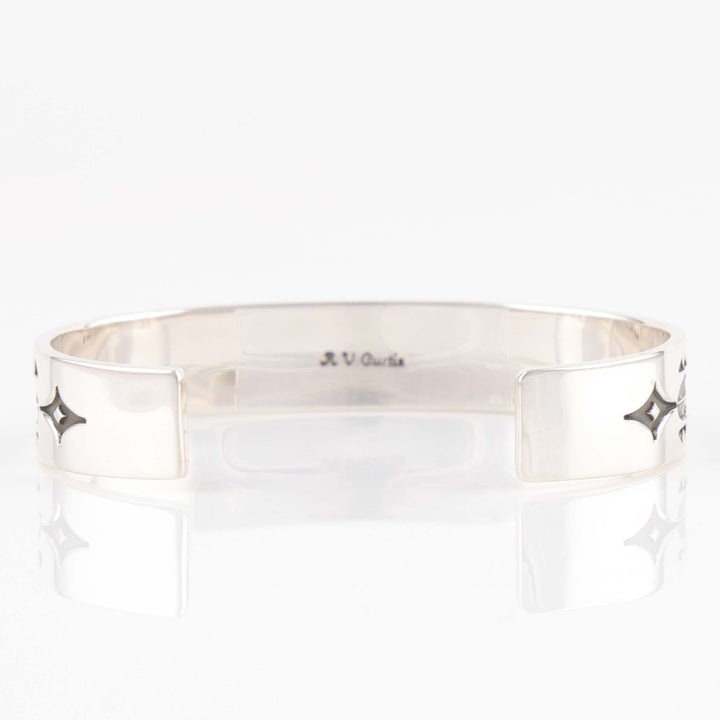 Stamped Silver Cuff