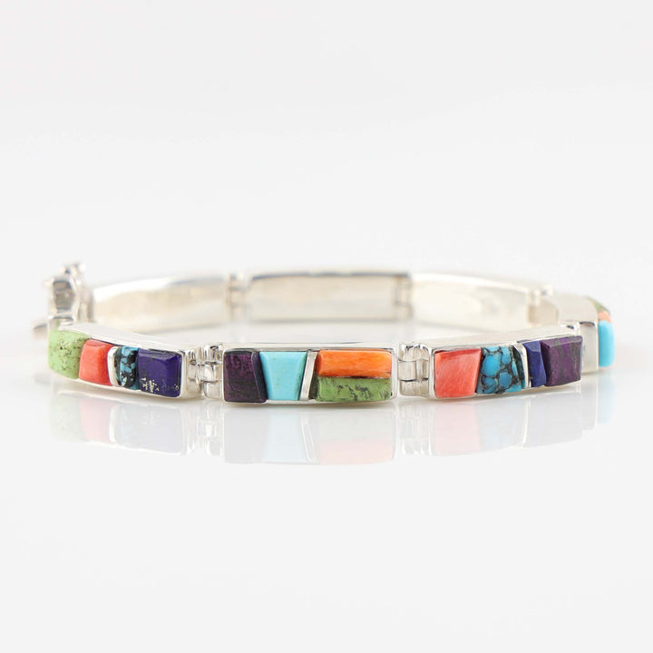Multi-Stone Link Bracelet